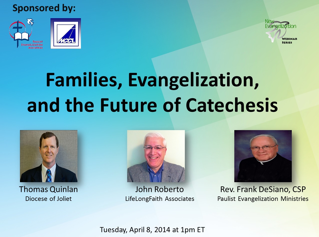 Faith Formation Webinars - Paulist Evangelization MinistriesPaulist ...